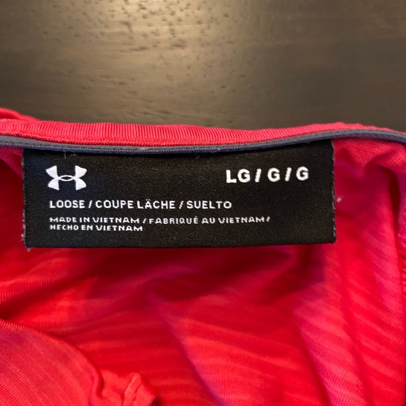 Men’s UA Tech Loose Fit 1/2 Zip. Size L - Picture 6 of 6